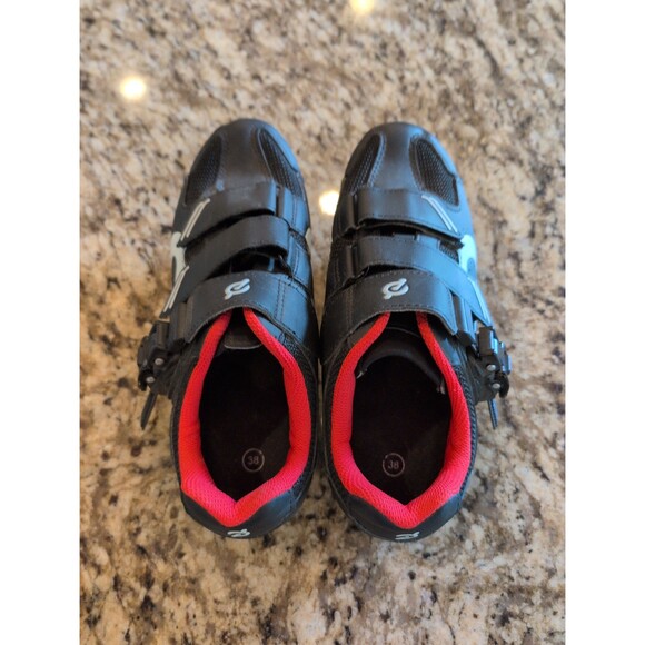 EUC Peloton cycling bike shoes with look delta cleats EU 38 US women's 7 - Picture 5 of 7